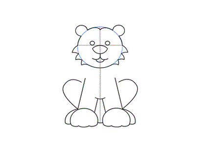 Как да нарисувате тигър 10
