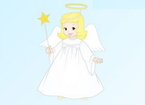 како цртати анђела 31