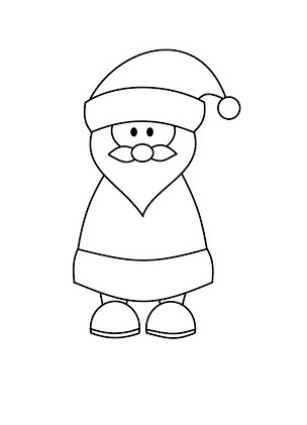 Kako crtati Djeda Mraza 20