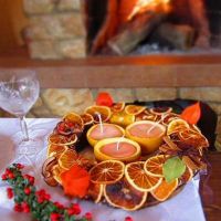 как да изсушите портокали за декорация 14