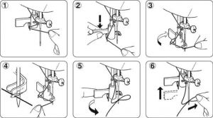 kako popuniti šivaći stroj 8