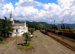 Abcházie vlakem
