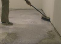 Kako položiti linolej na betonsko tla2