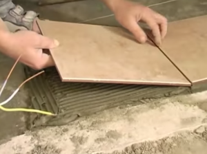 Kako položiti ploščice na tla