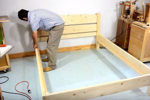 Kako narediti leseno posteljo z lastnimi rokami 20