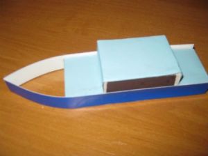 как да направите лодка от картон 6