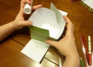 како направити кутију од папира 15