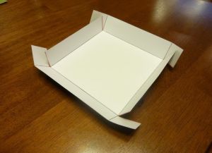 како направити кутију од папира 4