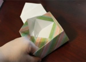 како направити кутију од папира 53