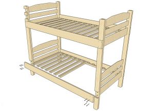 Jak zrobić łóżko piętrowe7