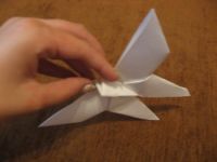 как да направите хартиена пеперуда 18