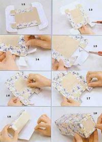 Как да направите кутия хартия6