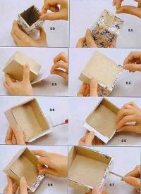 Jak zrobić pudełko z papieru7