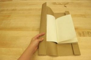 kako napraviti pokrivač knjige6