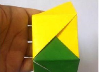 как да направите куб на хартия снимка 10
