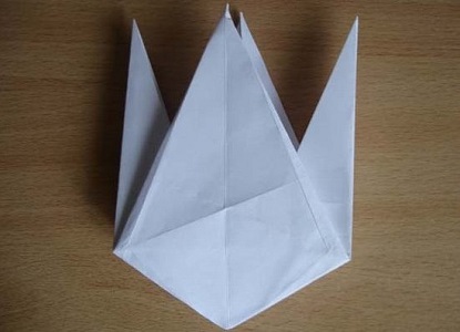 Kako narediti golob iz papirja 10