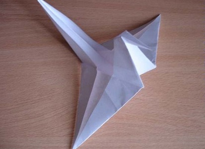 Kako narediti golob iz papirja 12