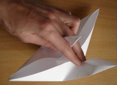 Kako napraviti golub iz papira 8