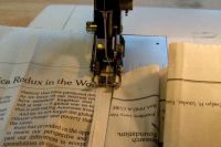 Kako napraviti haljinu iz novina 19