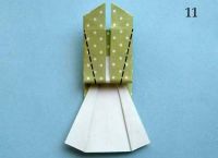 како направити хаљину из папира (20)