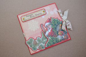 pohlednice na Santa Claus s vlastními rukama (13)