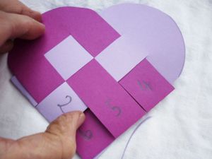 како направити срце папира 18