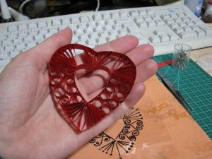 как да направите сърце на хартия 33
