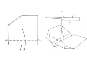 Как да направите хеликоптер от хартия 15