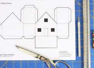како направити кућу ван папирне фотографије 7