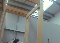 Как да направите дървена стълба10