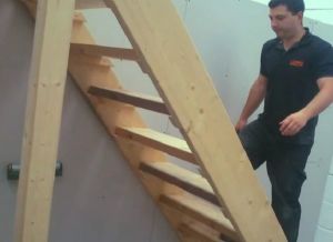 Kako napraviti stubište od drva26