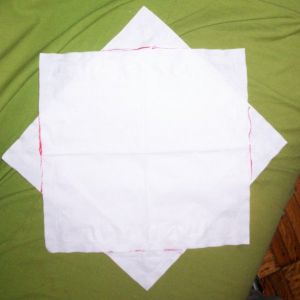 Как да направите парашут от хартия9