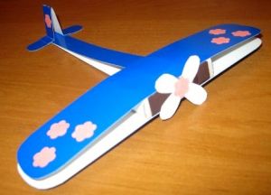 DIY letadla z lepenky 4