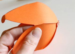 как да направите тиква без хартия 10