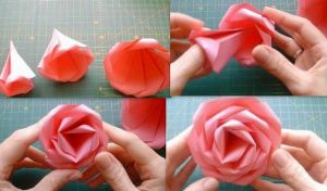 Jak vyrobit růže z papíru3