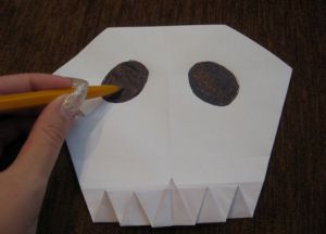 kako izraditi lubanju iz papira11