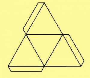 kako narediti papir tetrahedron21