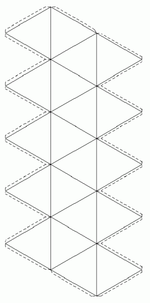 kako napraviti ikozaedar iz papira10