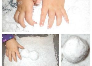 как да направите изкуствен сняг 8