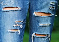 jak zrobić modne zgrywanie dżinsy 9