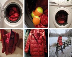 как да измиете долно яке в машината