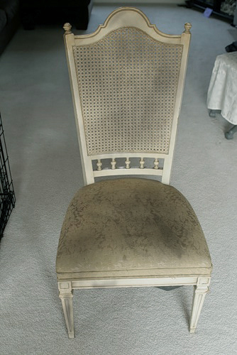 obnovení staré židle 1