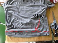 Kako šivati ​​obleko brez vzorca6