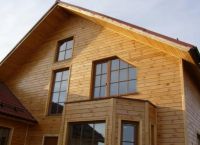 Покриване на дървена къща имитация дървен материал -3