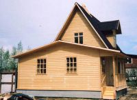 Pokrivanje lesene hišne stenske opaže -3
