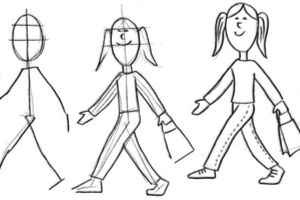 Jak učit dítě do 5 let, aby nakreslilo člověka 6