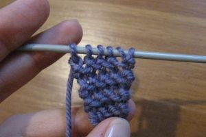 jak robić na drutach chustę (12)