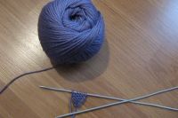 как да вратите плетена шал (14)