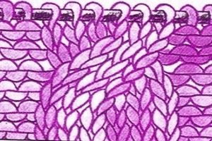 jak robić na drutach warkocz za pomocą igieł (8)