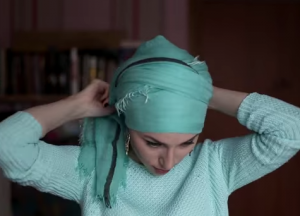 kako pritegniti turban na glavo7
